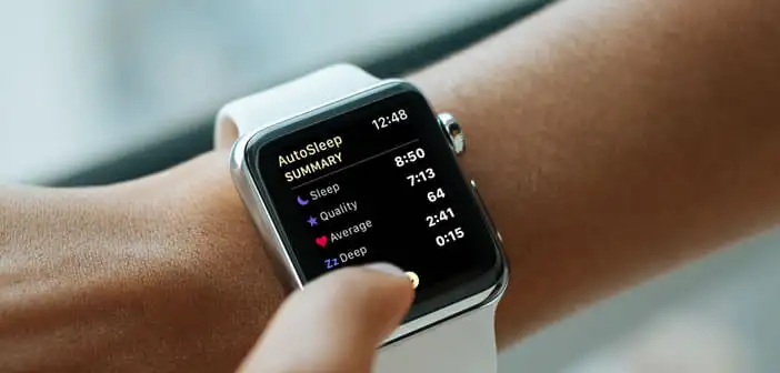 Application de mesure de la qualité du sommeil Apple Watch SE